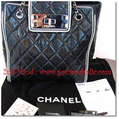 *Special Item 2nd Hand* Chanel : Accordion Tote Bag-BLACK �������о�ª���������������Ҿ������ - ��ԡ����ٻ���ʹ٢�Ҵ�ٻ��ԧ