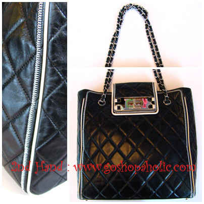 *Special Item 2nd Hand* Chanel : Accordion Tote Bag-BLACK �������о�ª���������������Ҿ������ - ��ԡ����ٻ���ʹ٢�Ҵ�ٻ��ԧ