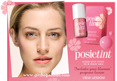 *��������¤��* Benefit : Posietint, poppy-pink tinted lip  cheek stain NEW �ժ�����������ش - ��ԡ����ٻ���ʹ٢�Ҵ�ٻ��ԧ